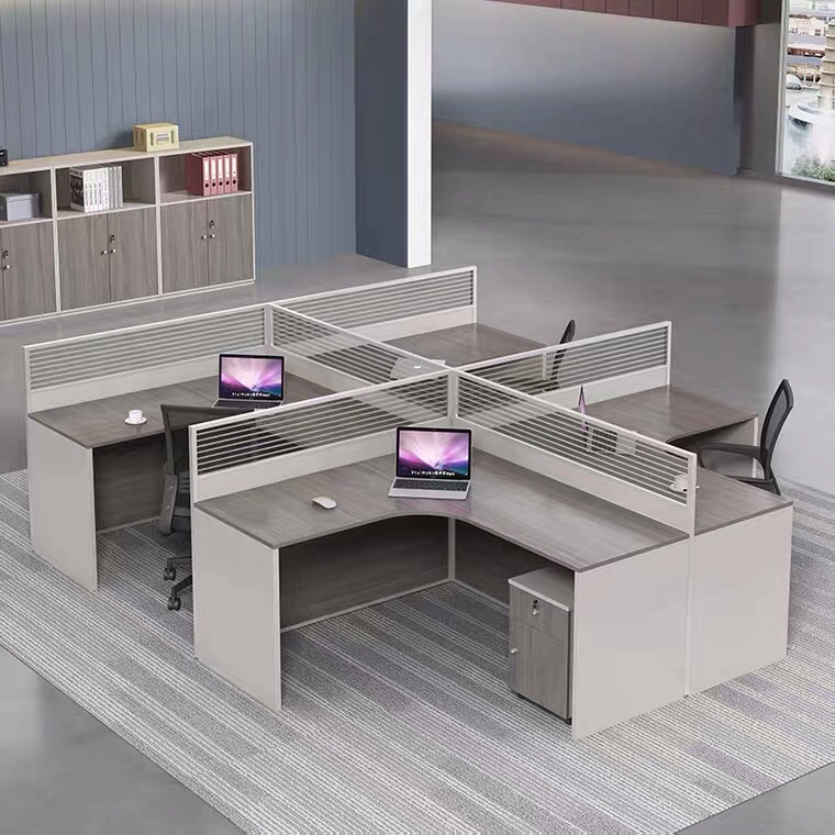 High Quality Office Desk Computer Table 4 Person Office Workstations